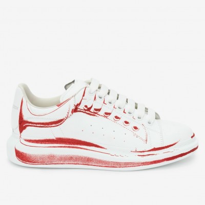 Alexander McQueen Oversized Sneakers With Red Printed TDSS12024