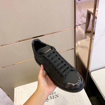 Alexander McQueen Black Oversized Sneakers With Metal Toe TDSS12031