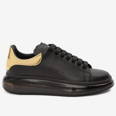 Alexander McQueen Black Oversized Sneakers With Transparent Sole TDSS12032