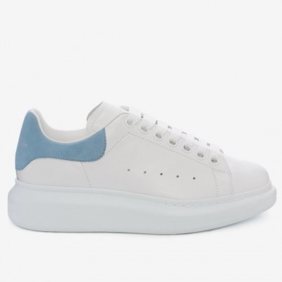 Alexander McQueen Oversized Sneakers With Blue Suede Heel TDSS12048