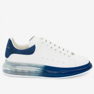 Alexander McQueen Oversized Sneakers With Blue Transparent Sole TDSS12049