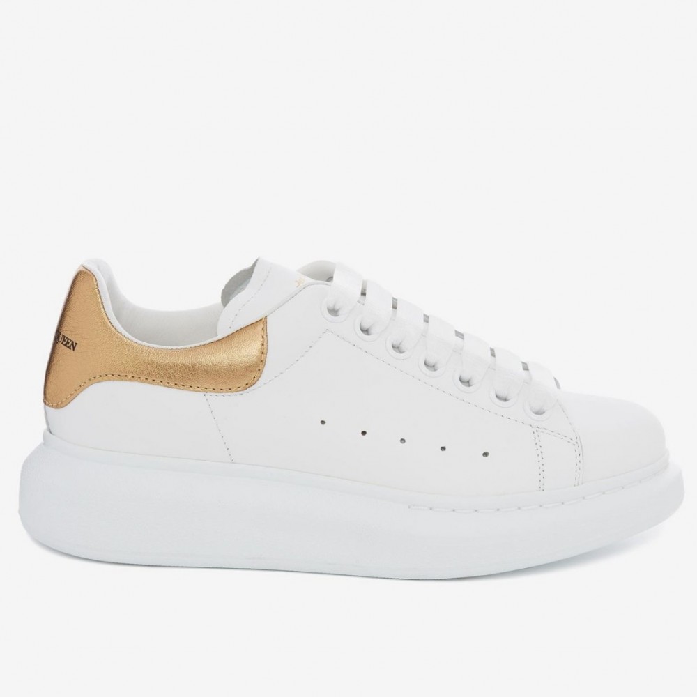 Alexander McQueen Oversized Sneakers With Gold Heel TDSS12052