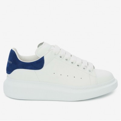 Alexander McQueen Oversized Sneakers With Indigo Suede Heel TDSS12055