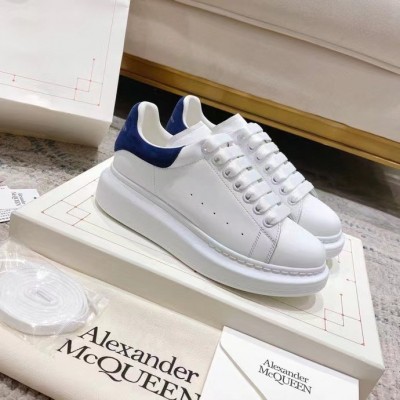 Alexander McQueen Oversized Sneakers With Indigo Suede Heel TDSS12055