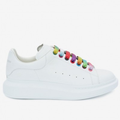 Alexander McQueen Oversized Sneakers With Multicolour Laces TDSS12057