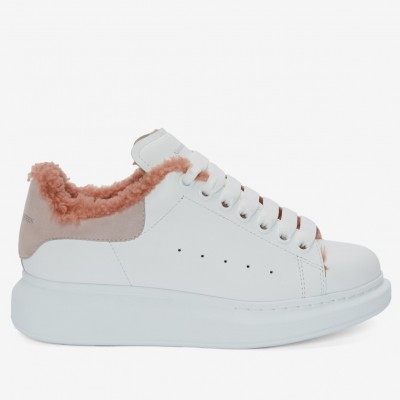 Alexander McQueen Oversized Sneakers With Pink Shearling TDSS12060