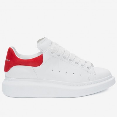 Alexander McQueen Oversized Sneakers With Red Suede Heel TDSS12063