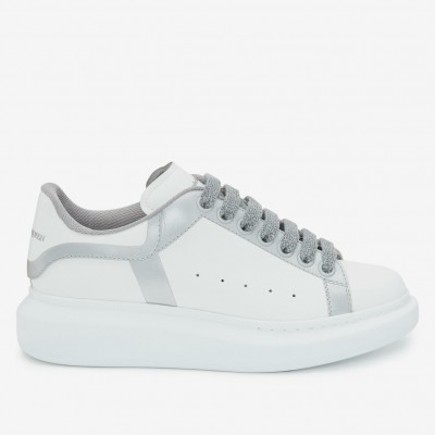 Alexander McQueen Oversized Sneakers With Silver Trim TDSS12065