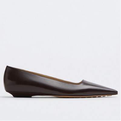 Bottega Veneta Point Ballet Flats In Fondant Lambskin TDSS12196