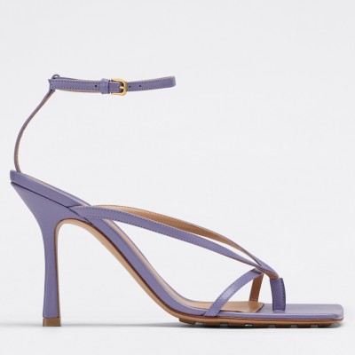 Bottega Veneta Stretch Sandals In Lavender Lambskin TDSS12255