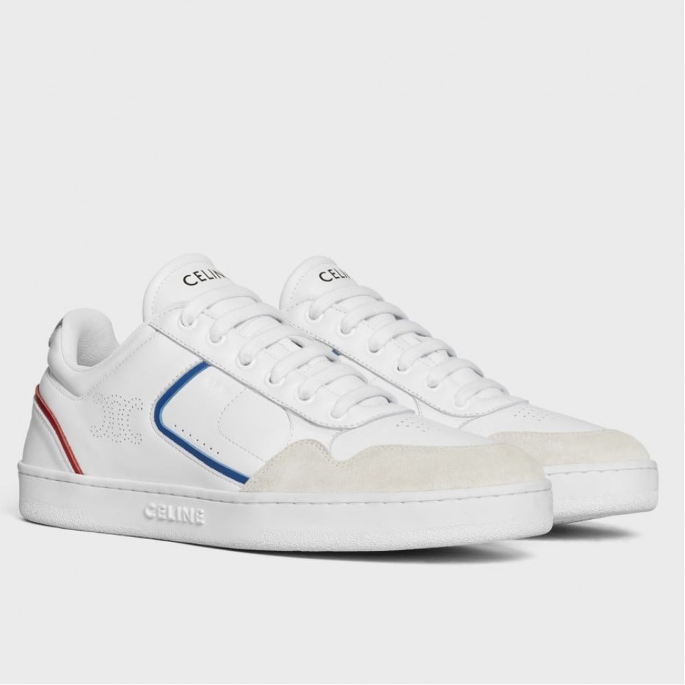 Celine CT-10 Low-top Sneakers in White Leather TDSS12272