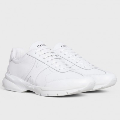 Celine Runner CR-01 Low-top Sneakers in White Leather TDSS12276