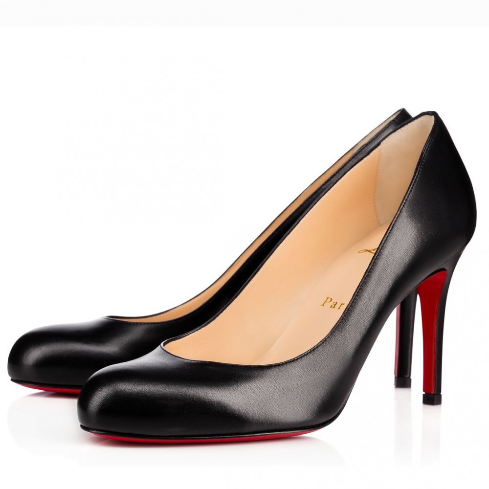 Christian Louboutin Black Lambskin Fifille Pumps 85mm TDSS12289