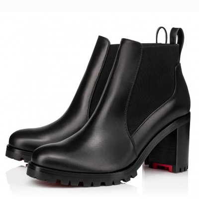 Christian Louboutin Black Marchacroche 70MM Ankle Boots TDSS12292