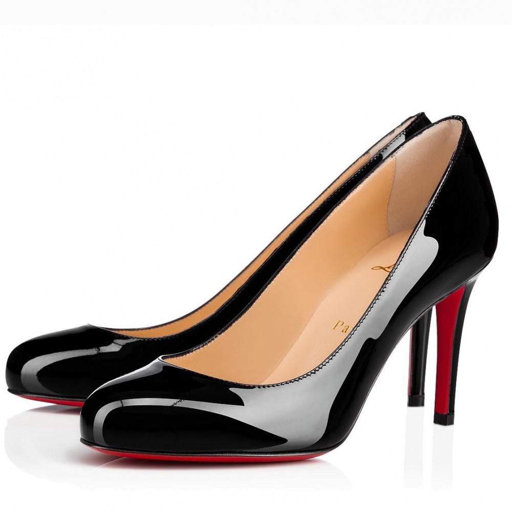 Christian Louboutin Black Patent Fifille Pumps 85mm TDSS12297