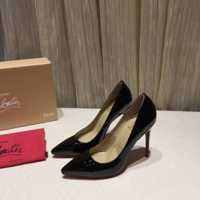 Christian Louboutin Black Patent Kate 100mm Pumps TDSS12301