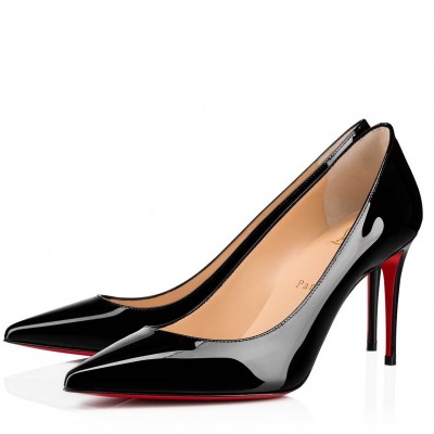 Christian Louboutin Kate Pumps 85mm in Black Patent Leather TDSS12357