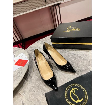 Christian Louboutin Kate Pumps 85mm in Black Patent Leather TDSS12357