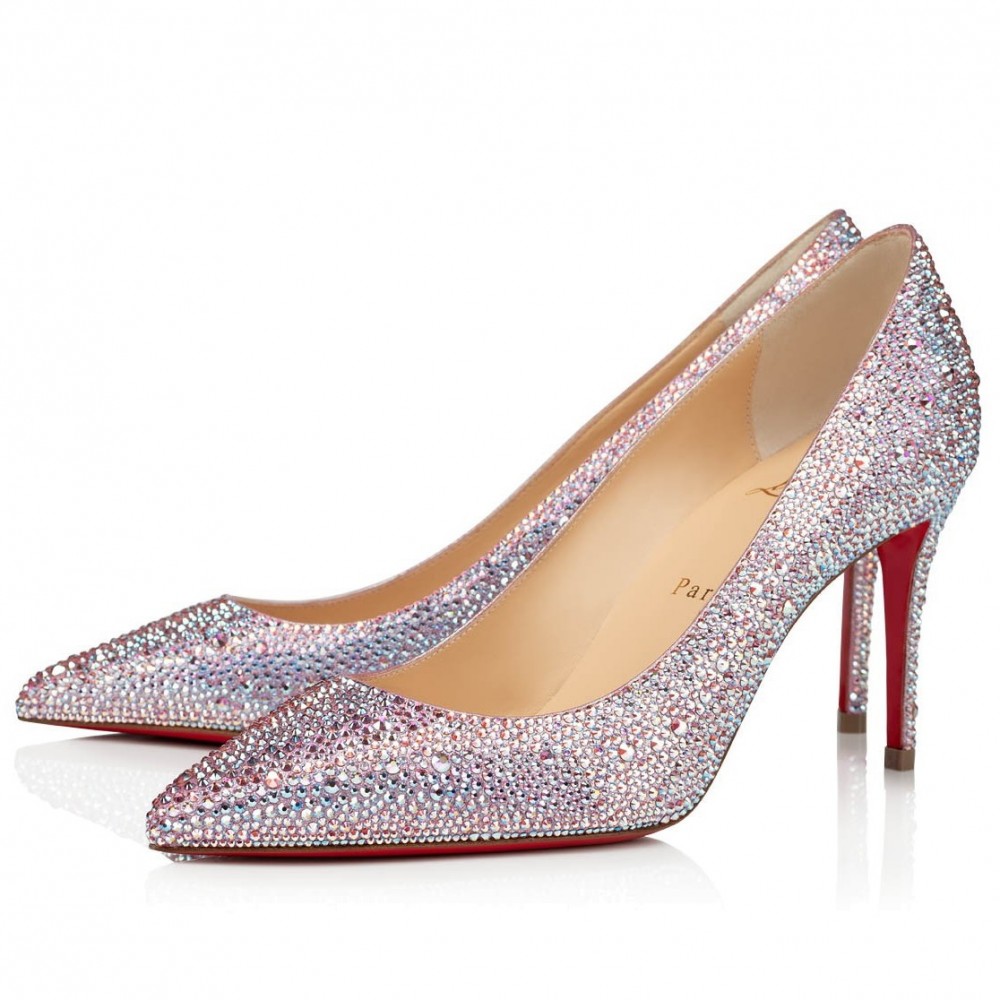 Christian Louboutin Kate Strass 85mm Aurora Borealis Pumps TDSS12359