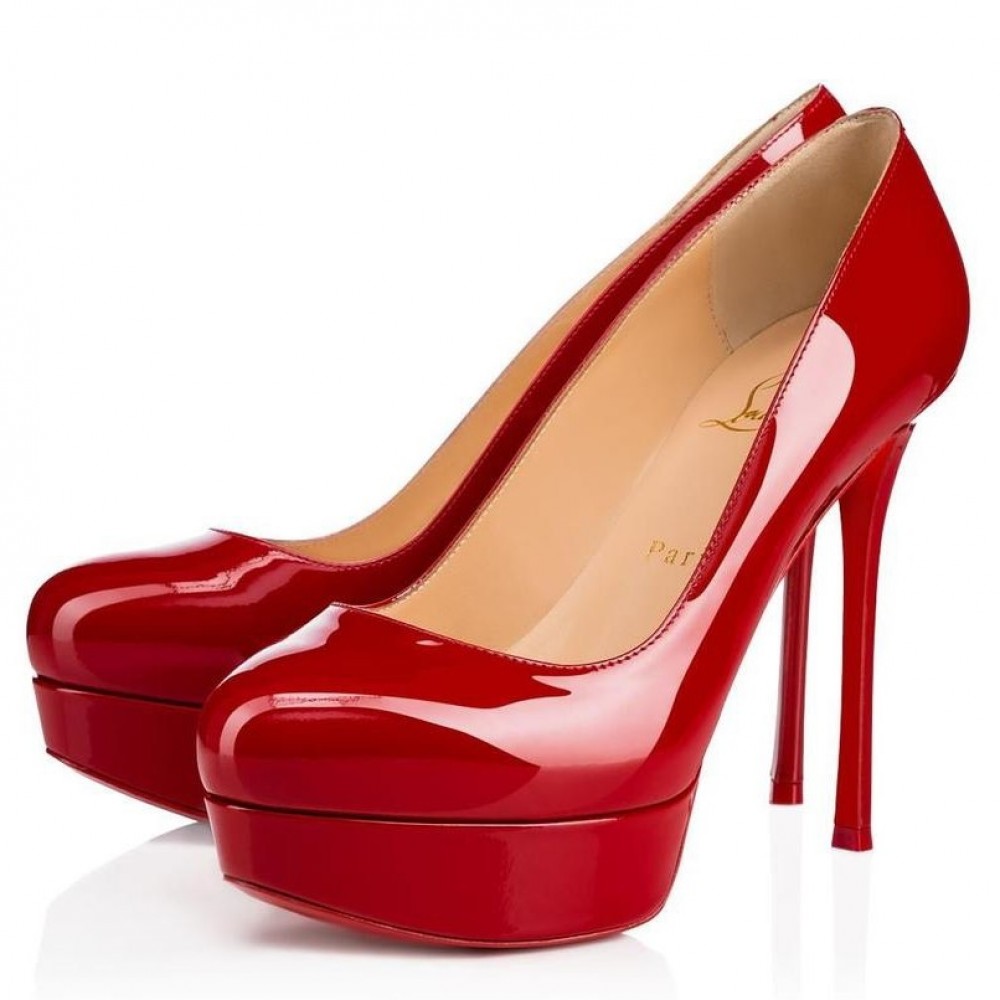 Christian Louboutin Red Patent Dirditta 130mm Pumps TDSS12438