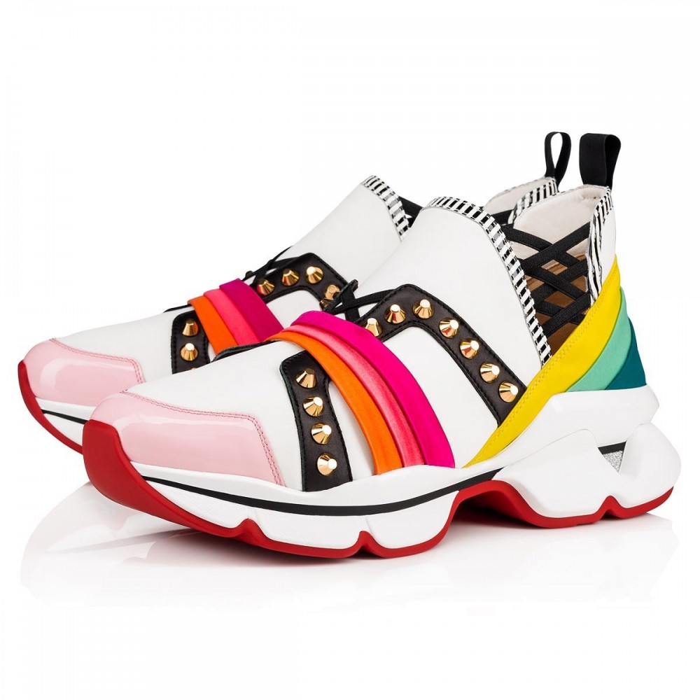 Christian Louboutin Multicolour 123 Run Sneakers TDSS12497