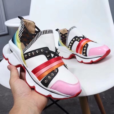 Christian Louboutin Multicolour 123 Run Sneakers TDSS12497