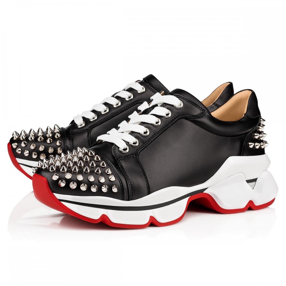 Christian Louboutin Vrs 2018 Sneakers In Black Leather TDSS12513