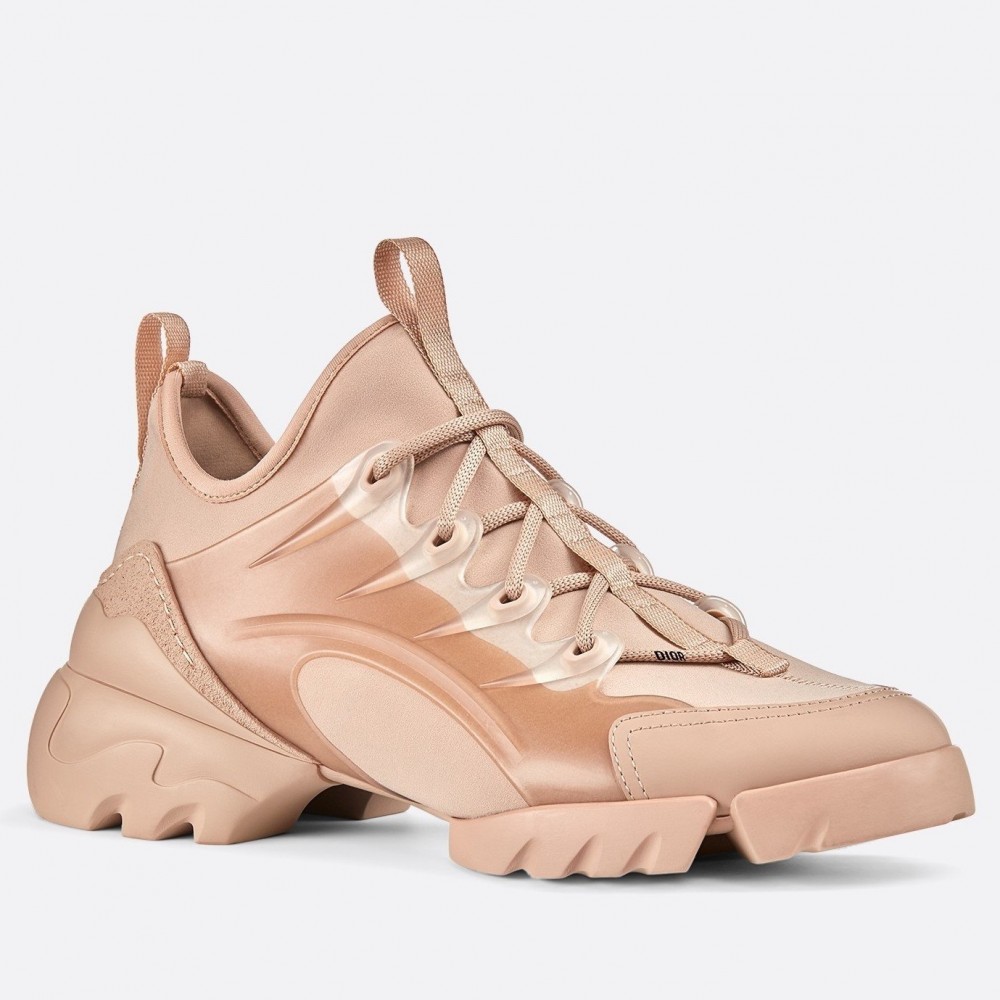 Dior D-Connect Sneakers In Nude Technical Fabric TDSS12542