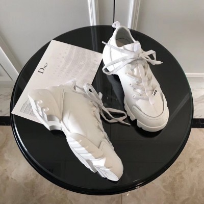 Dior D-Connect Sneakers In White Technical Fabric TDSS12543