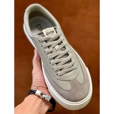 Dior B101 Sneakers In Grey Calfskin TDSS12754