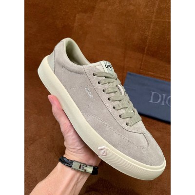 Dior B101 Sneakers In Grey Suede Calfskin TDSS12755