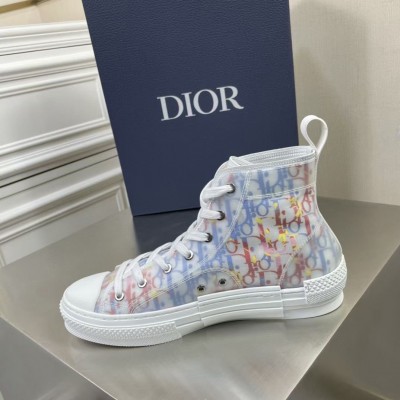 Dior B23 High-top Sneakers In Multicolour Oblique Canvas TDSS12767