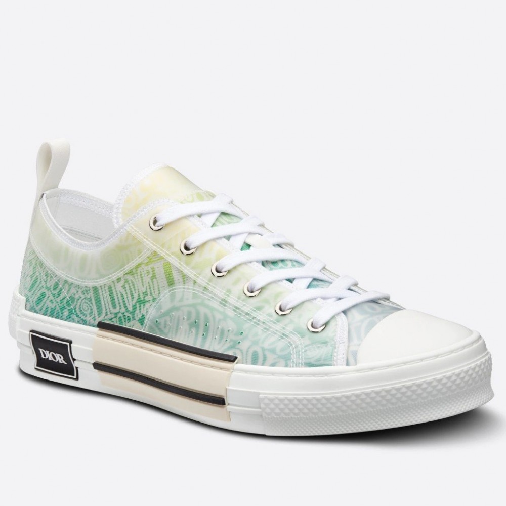 Dior B23 Low-top Sneakers with Green and Yellow Print TDSS12783