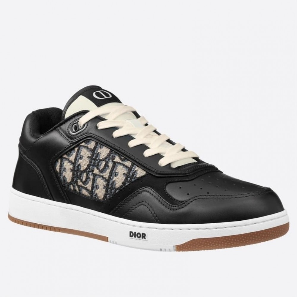 Dior B27 Low-top Sneakers In Black Calfskin TDSS12792