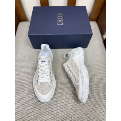 Dior B28 Low-top Sneakers In White Oblique Jacquard TDSS12805