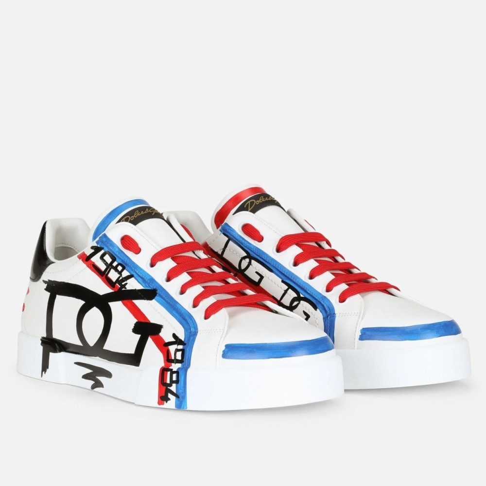 Dolce & Gabbana Limited Edition Portofino Sneakers Red TDSS12905