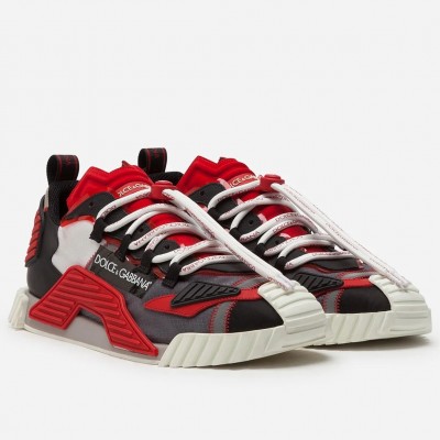 Dolce & Gabbana NS1 Sneakers In Red Fabric TDSS12917