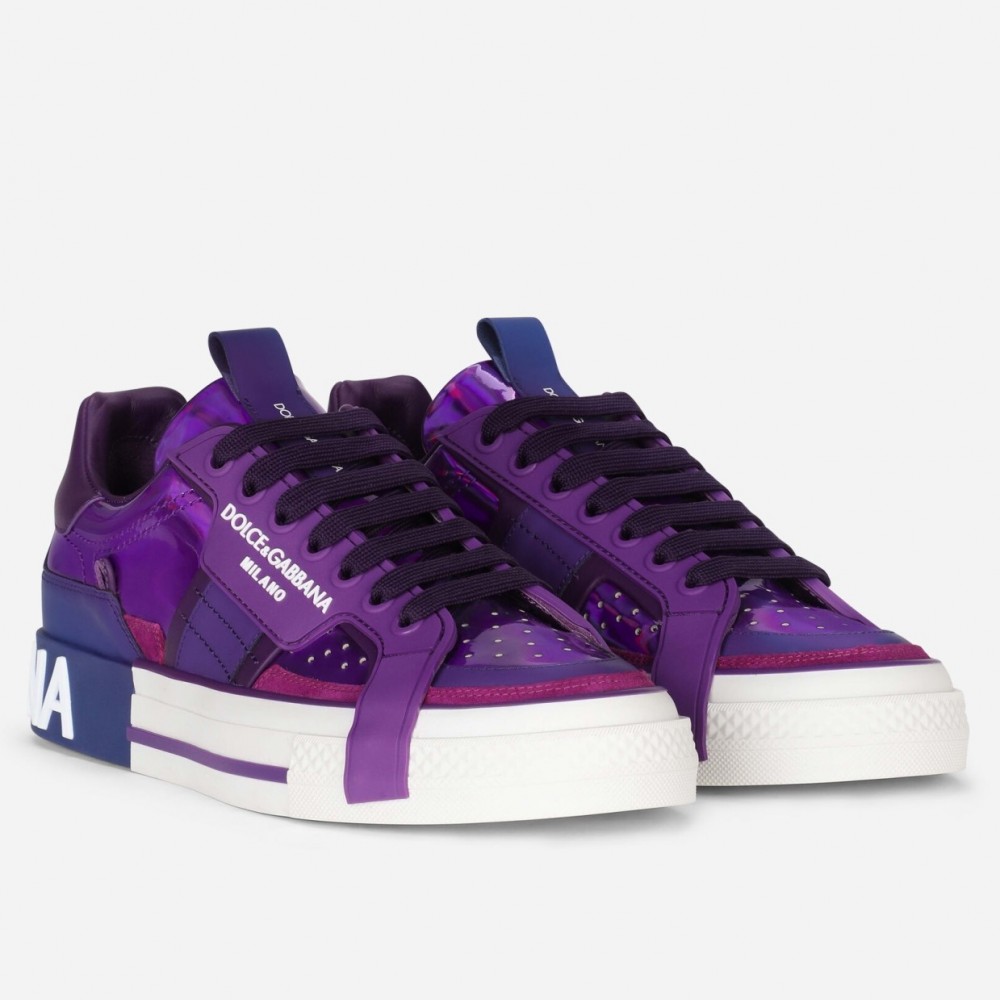 Dolce & Gabbana Custom 2.Zero Sneakers Purple TDSS12943