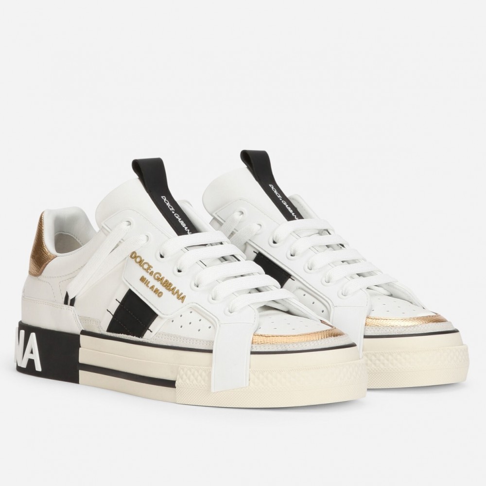 Dolce & Gabbana Custom 2.Zero Sneakers White/Black TDSS12945