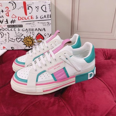 Dolce & Gabbana Custom 2.Zero Sneakers White/Green TDSS12946