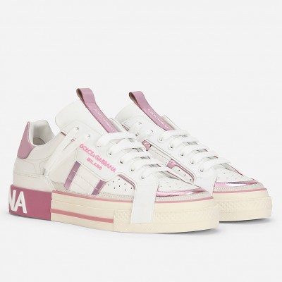 Dolce & Gabbana Custom 2.Zero Sneakers White/Pink TDSS12947