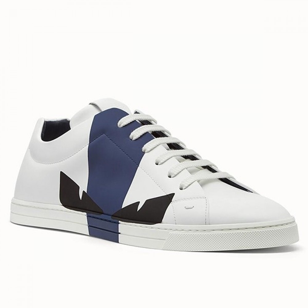 Fendi Blue sprayed Low-tops Bag Bugs Sneakers TDSS12980