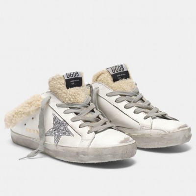 Golden Goose Super-Star Sabots With Shearling-lined TDSS13042