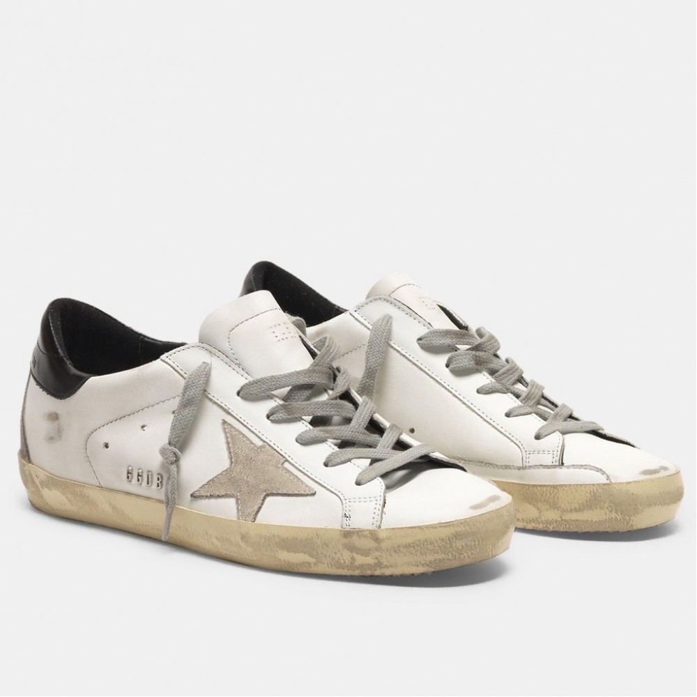 Golden Goose Super-Star Sneakers With Metal Stud Lettering TDSS13047