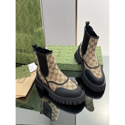 Gucci Ankle Boots in Original GG Canvas TDSS26008