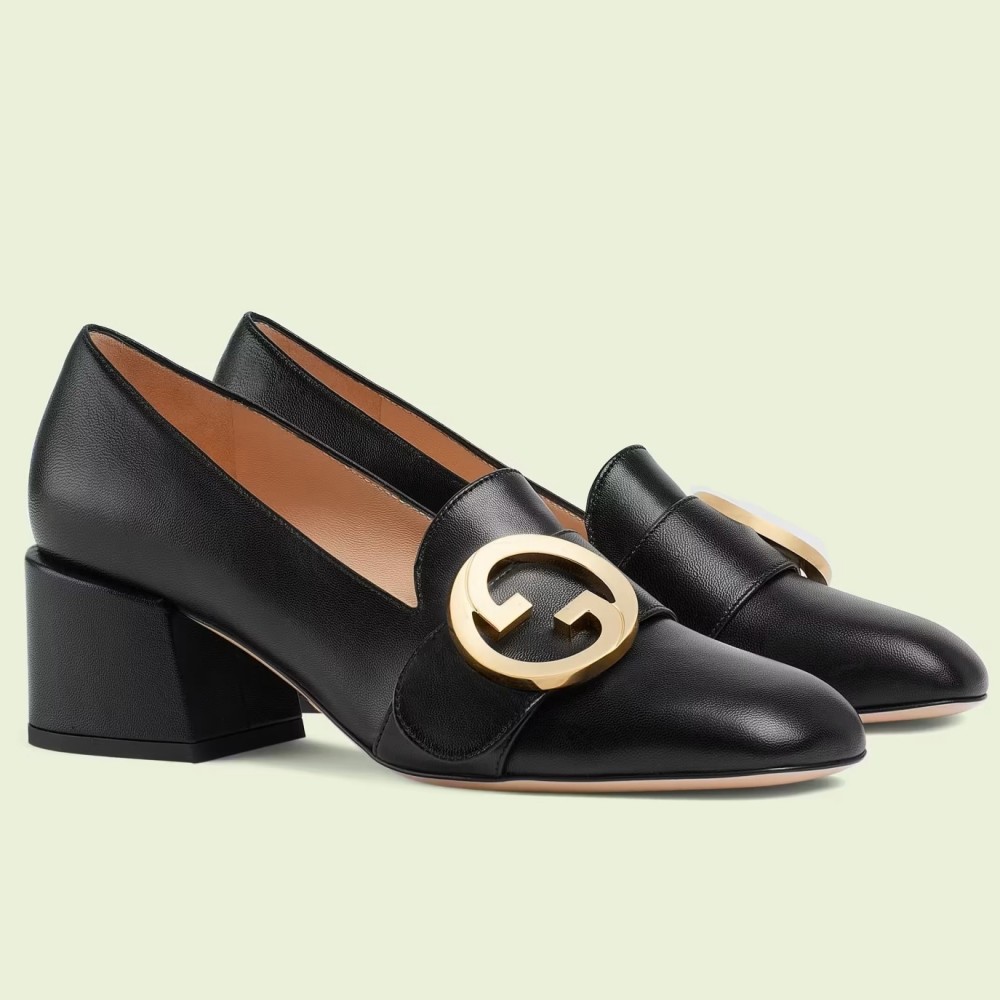 Gucci Blondie Pumps 55mm in Black Leather TDSS26132