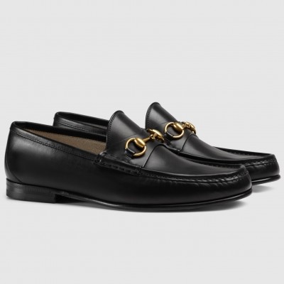 Gucci Men's Horsebit 1953 Loafer in Black Leather TDSS26074