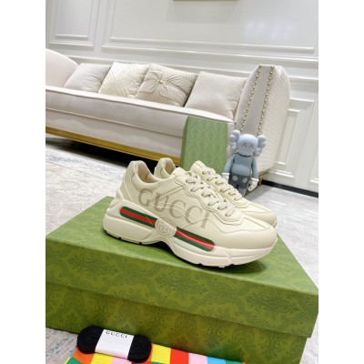 Gucci Men's Rhyton Sneakers with Gucci Logo TDSS26340