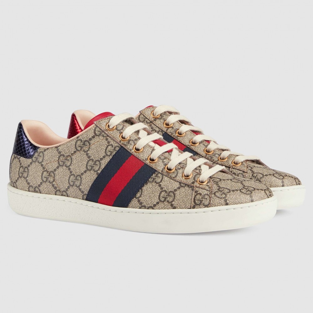 Gucci Women's Ace GG Supreme Sneakers with Web TDSS26362