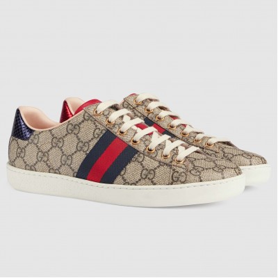 Gucci Women's Ace GG Supreme Sneakers with Web TDSS26362